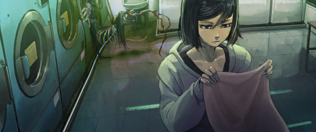 P站美图推荐——自助洗衣房特辑-1