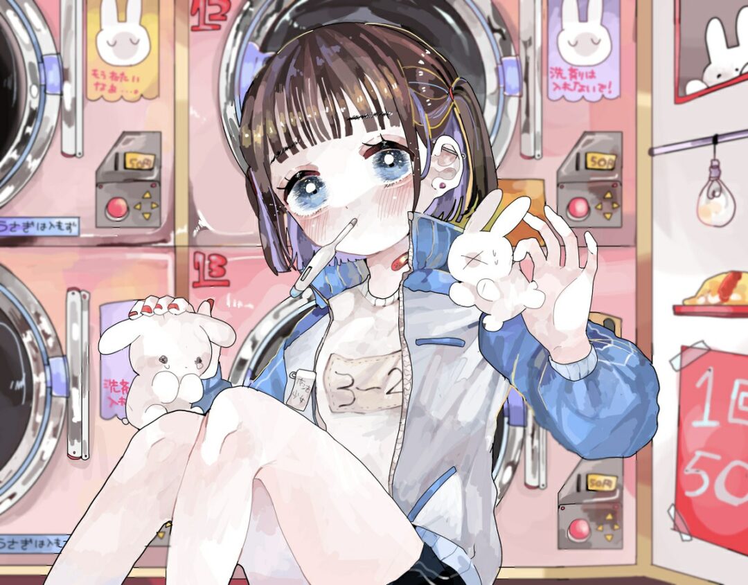 P站美图推荐——自助洗衣房特辑-9