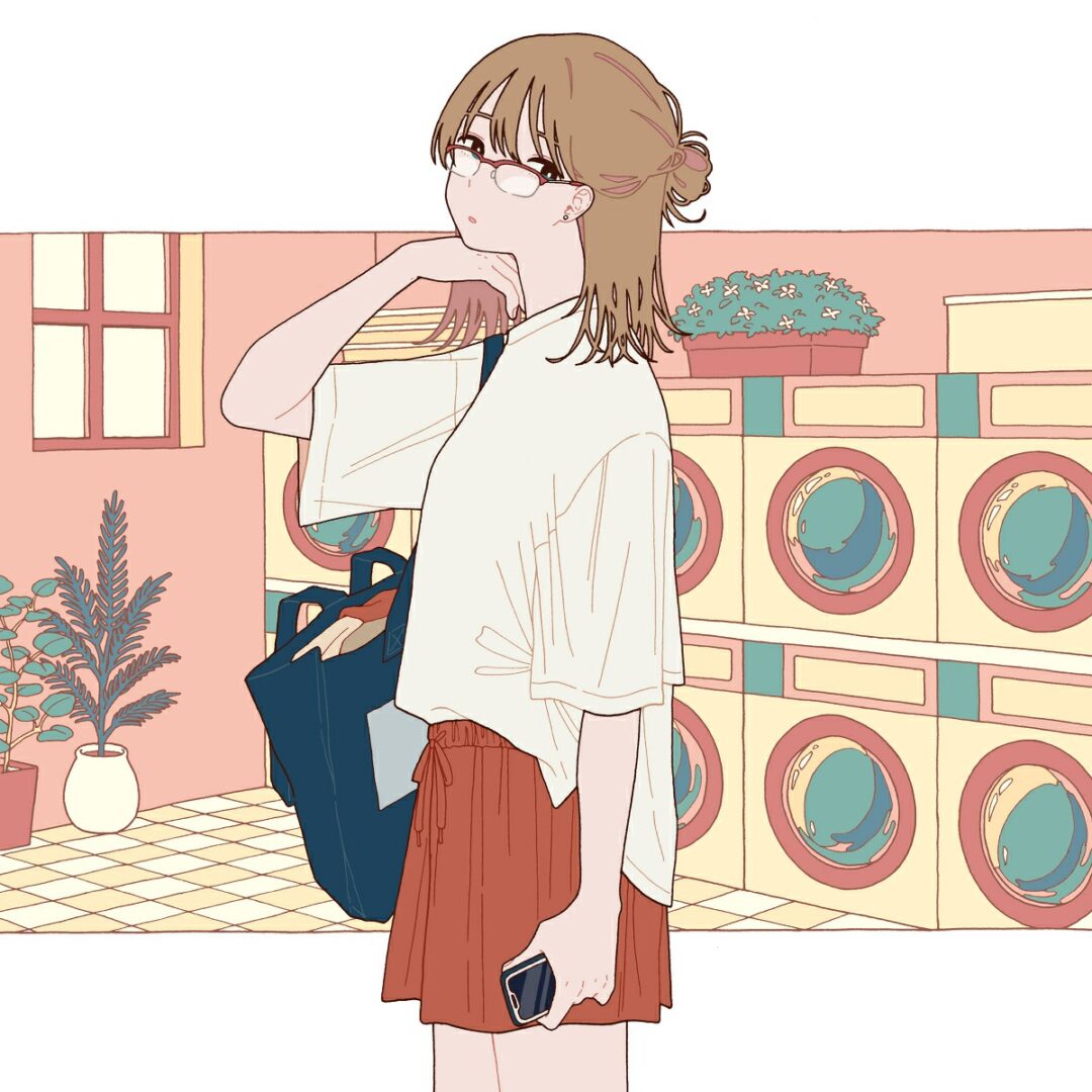 P站美图推荐——自助洗衣房特辑-18