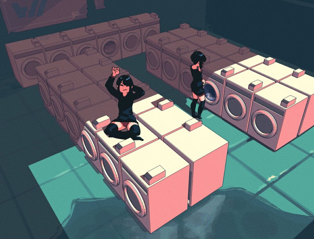 P站美图推荐——自助洗衣房特辑-23