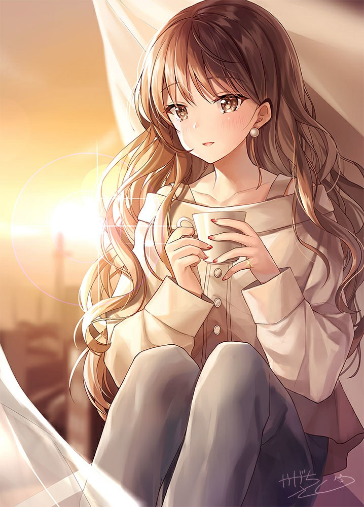 【动漫美图】P站美图推荐 - 茶色长发特辑-4