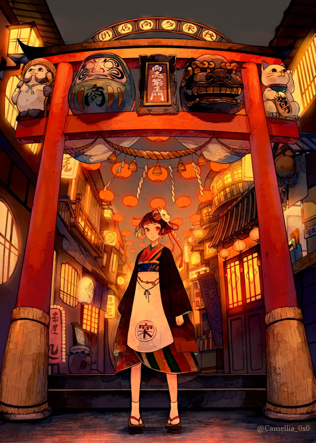 P站美图推荐——鸟居特辑-16