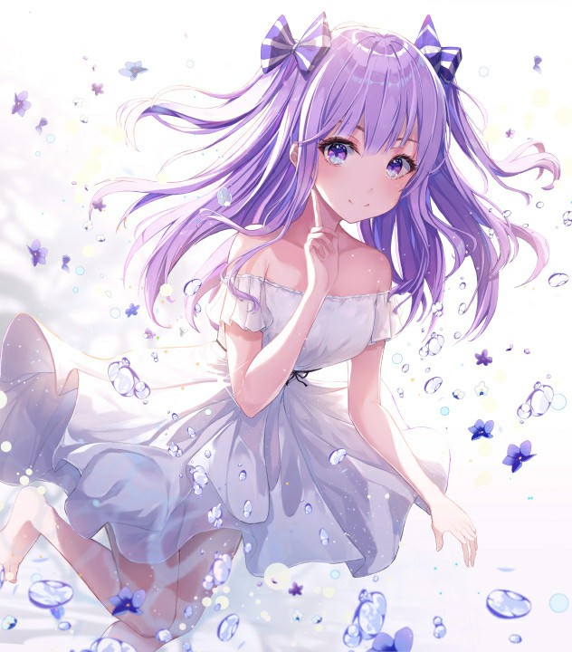 P站美图推荐——露肩连衣裙特辑-1