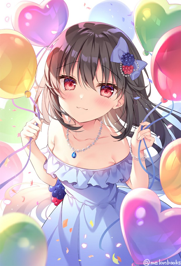 P站美图推荐——露肩连衣裙特辑-14