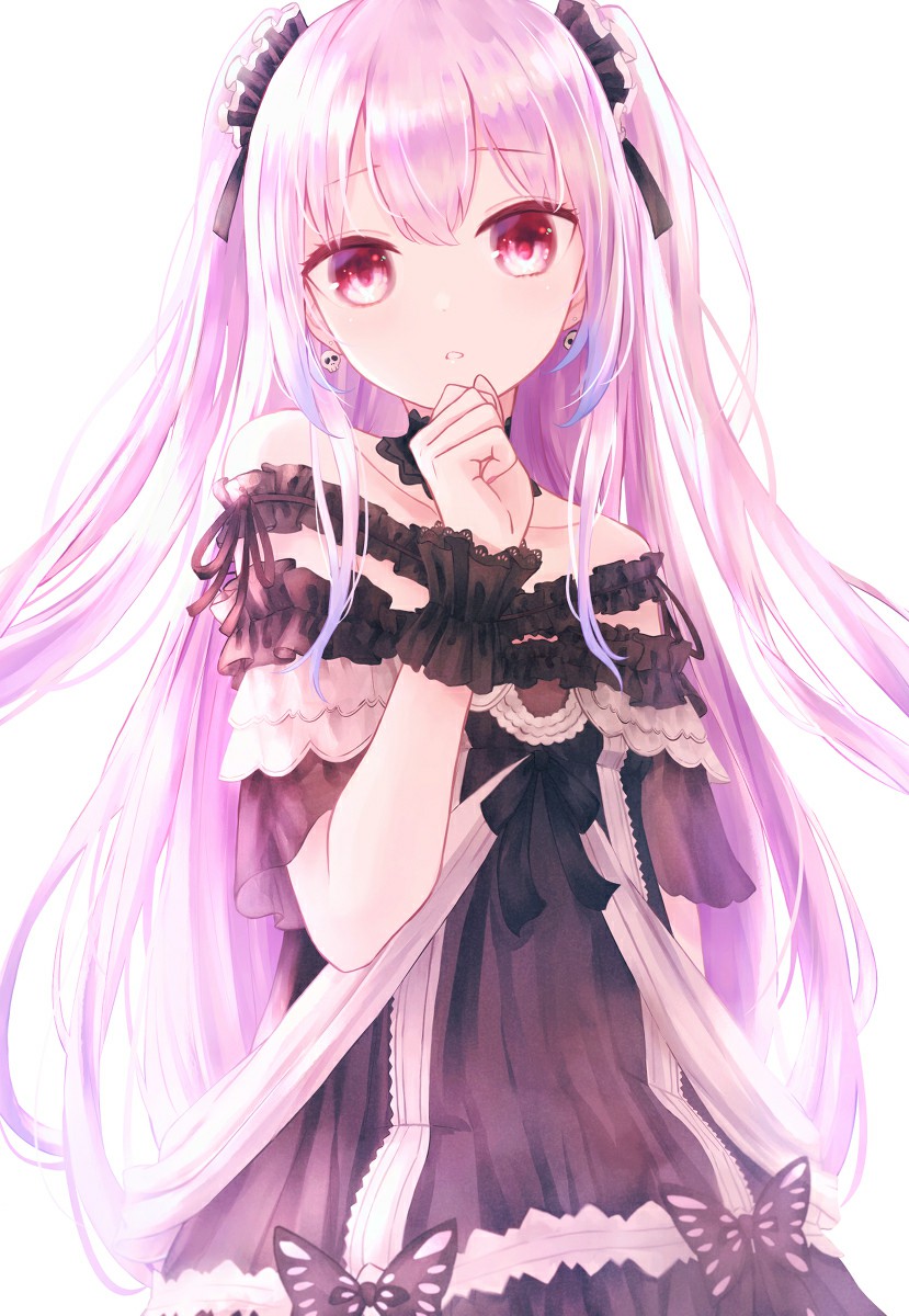 P站美图推荐——露肩连衣裙特辑-10