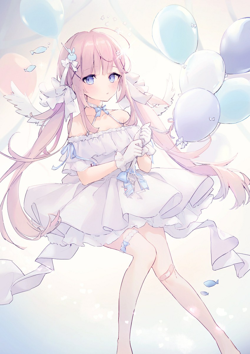 P站美图推荐——露肩连衣裙特辑-13