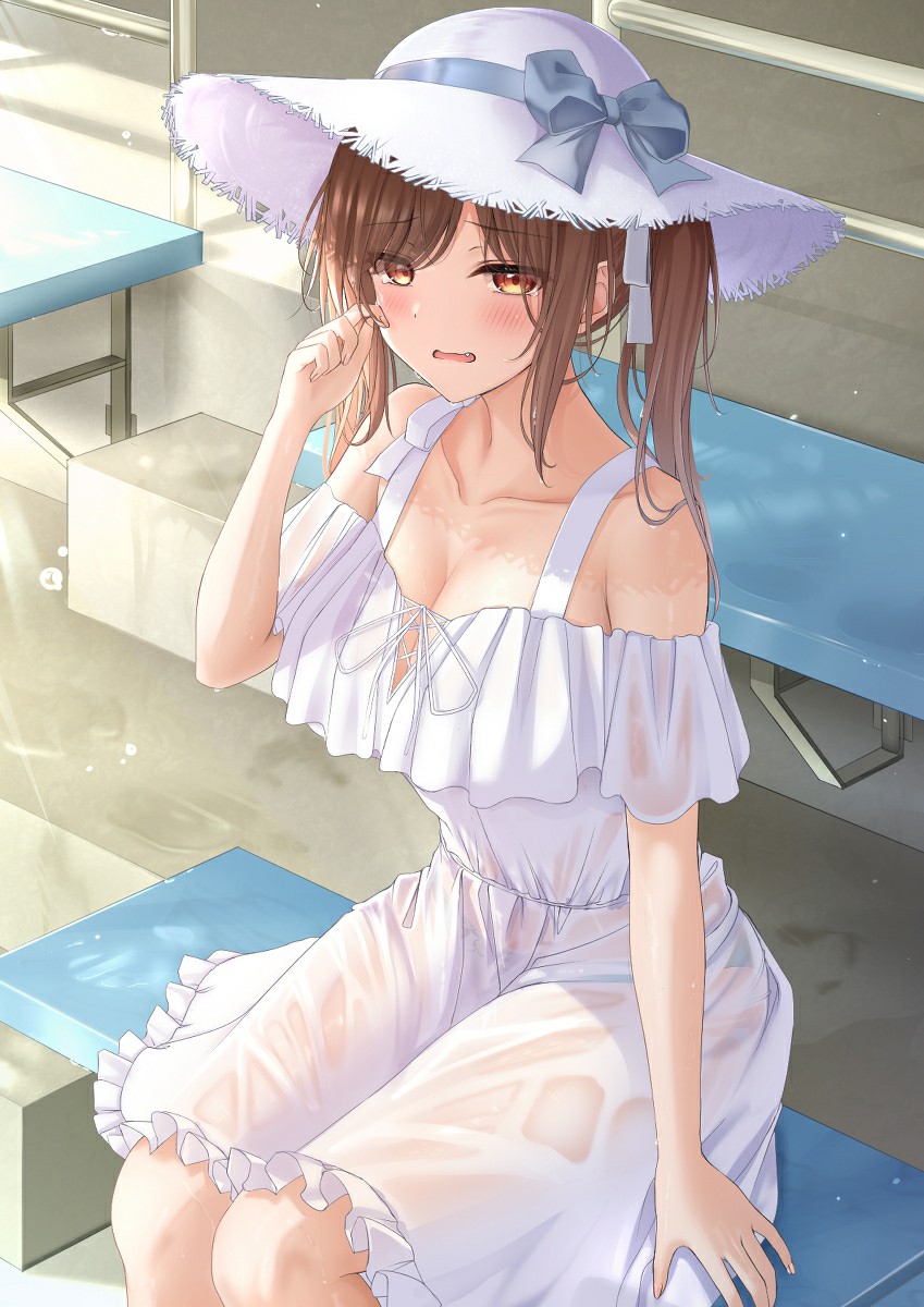 P站美图推荐——露肩连衣裙特辑-22