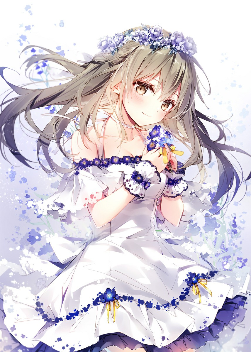 P站美图推荐——露肩连衣裙特辑-24