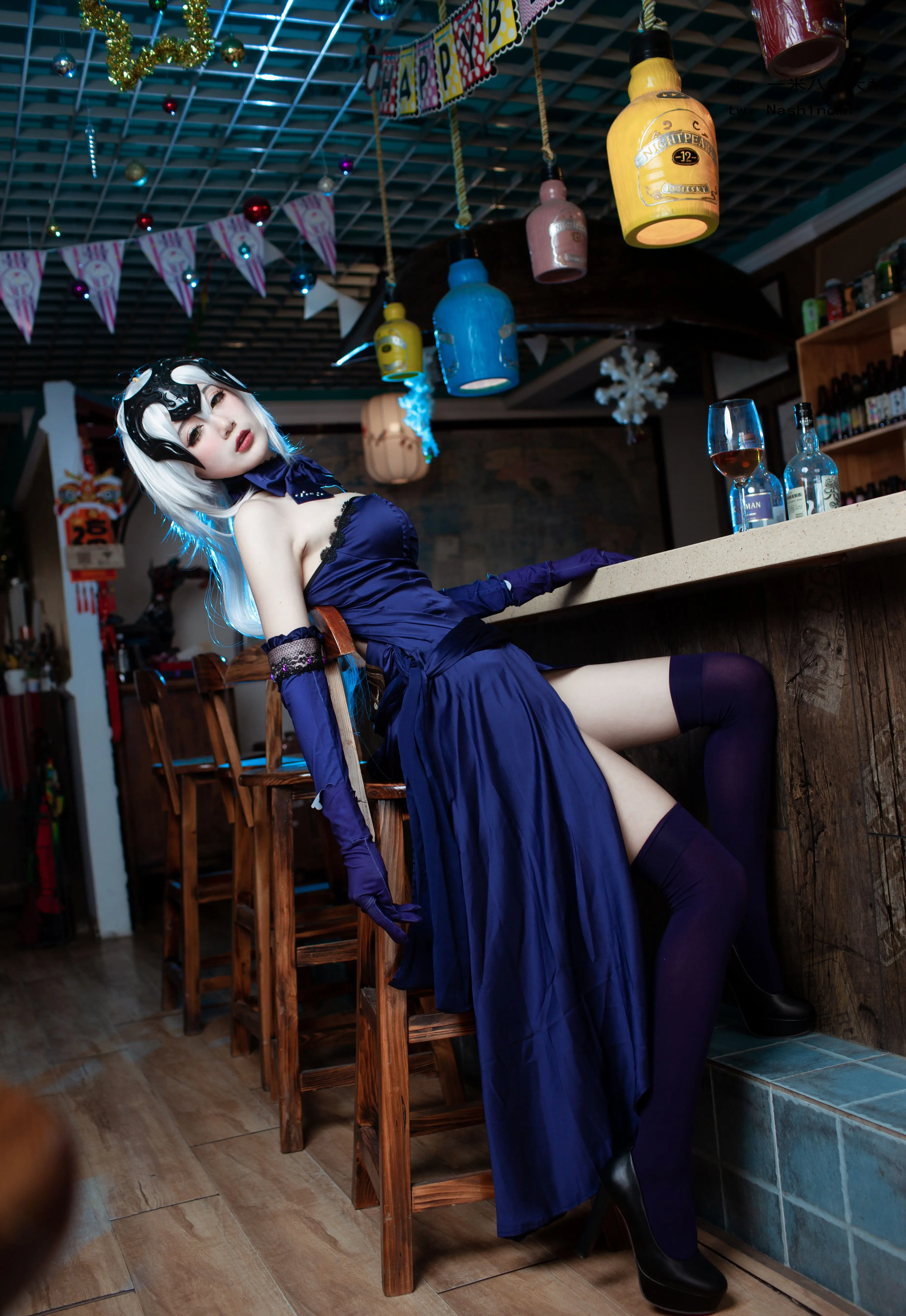 【cosplay】一米八的大梨子 - 黑贞·晚餐[9P-112MB]