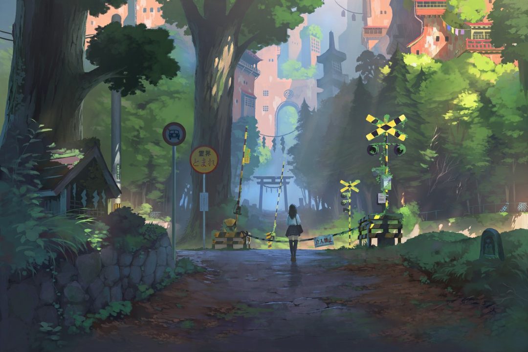 【动漫美图】P站美图推荐 - 铁路道口特辑-7