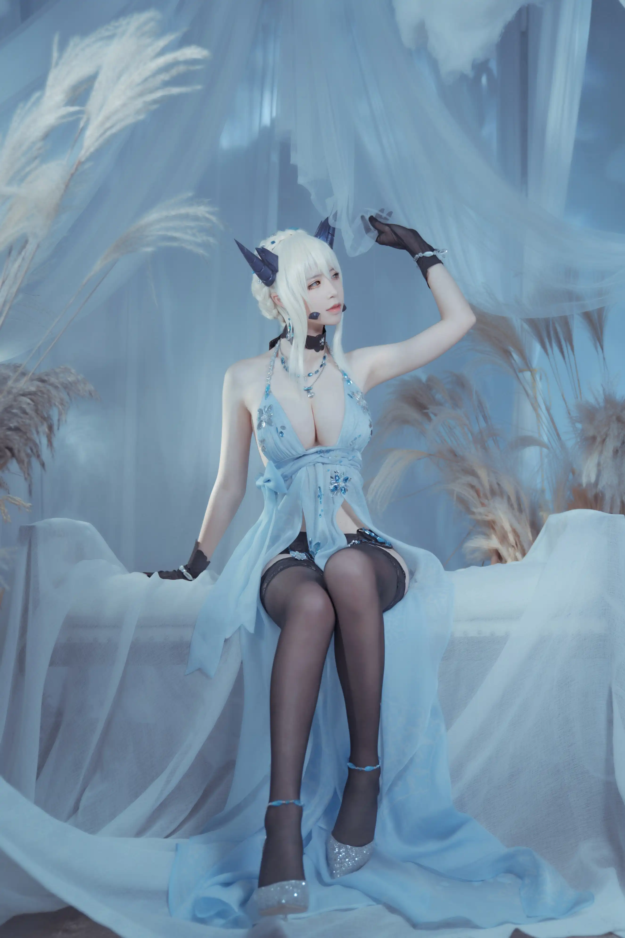 【cosplay】爱老师_PhD - 黑枪呆 皇室糖霜[20P-132MB]