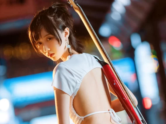 【美女写真】木绵绵OwO  –  贝斯与妹妹[28P273MB]