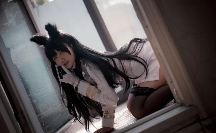 【cosplay】阿半今天很开心 – 爱宕原皮[24P-103MB]