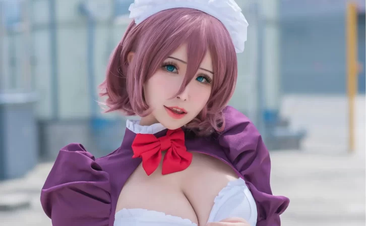 【cosplay】花リリ(Plant Lily) – Maid Mask [12P-82MB]