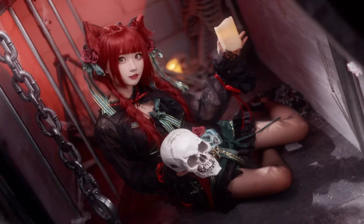 【cosplay】花柒Hana – 火焰猫燐 [10P-24MB]