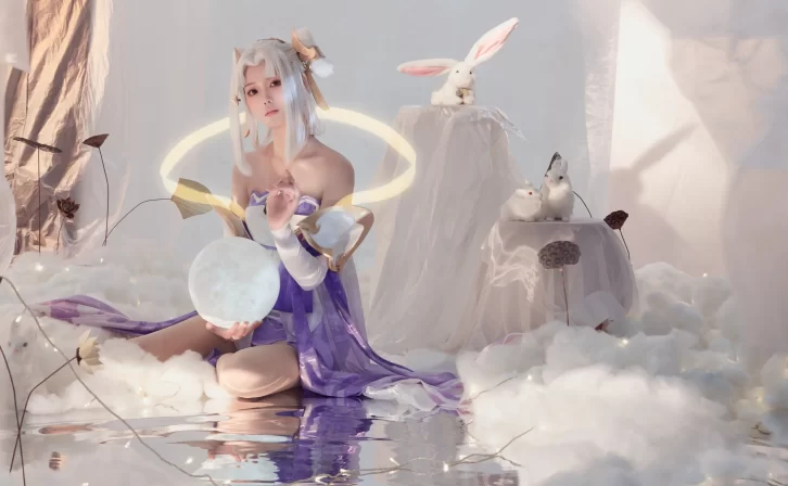 【cosplay】戚顾儿 – 王者荣耀 嫦娥[22P-156MB]