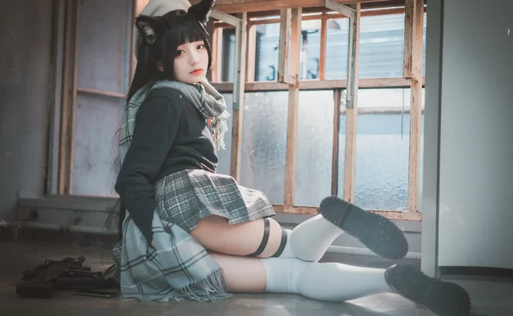 【cosplay】Jenny – [DJAWA] Type95 Pure White Graduation (Girls Frontline) [33P-427MB]