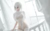 【cosplay】蠢沫沫 –  2B-白婚纱 [59P-536MB]