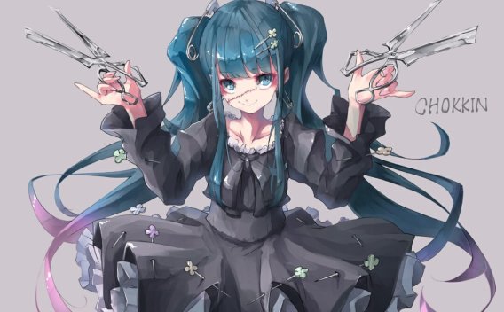 【动漫美图】P站美图推荐 – 剪刀特辑