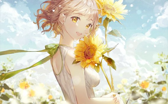 【动漫美图】P站美图推荐 – 青空与少女特辑