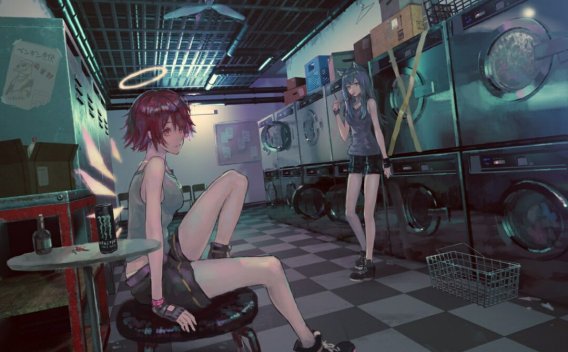 【动漫美图】P站美图推荐 – 自助洗衣房特辑