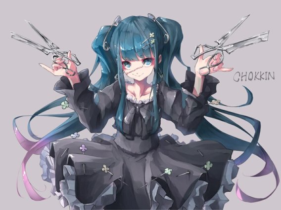 【动漫美图】P站美图推荐 – 剪刀特辑