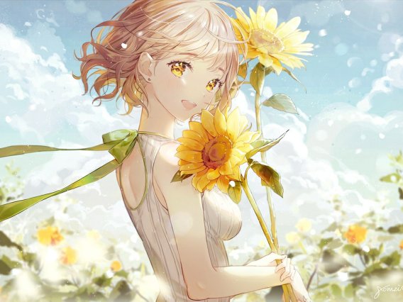 【动漫美图】P站美图推荐 – 青空与少女特辑