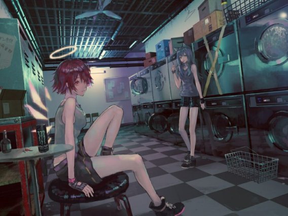 【动漫美图】P站美图推荐 – 自助洗衣房特辑