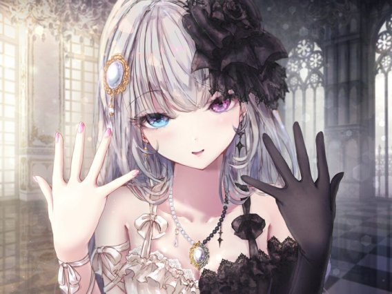 【动漫美图】P站美图推荐——白与黑特辑