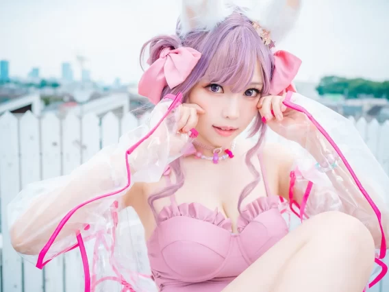 【cosplay】ElyEE子 –  Fluffy Summer – Original Swimsuit [114P-474MB]