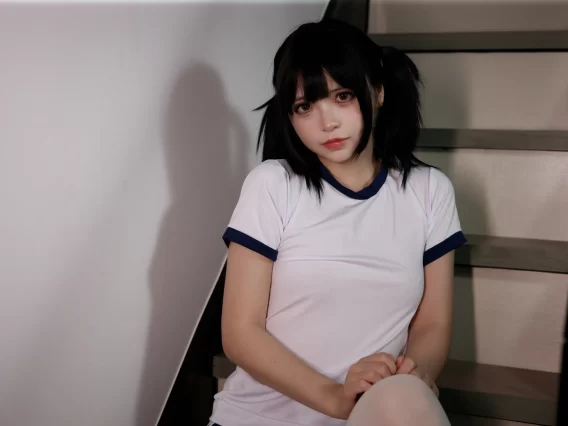 【美女写真】疯猫ss –  白色情人节福袋 体操服 [40P-708MB]