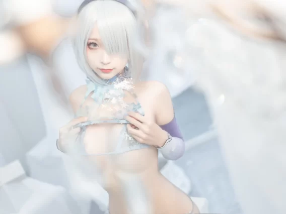 【cosplay】蠢沫沫 –  2B-冰雪 [35P-301MB]