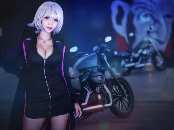 【cosplay】阮邑_Fairy – Fate 黑贞[12P-32MB]