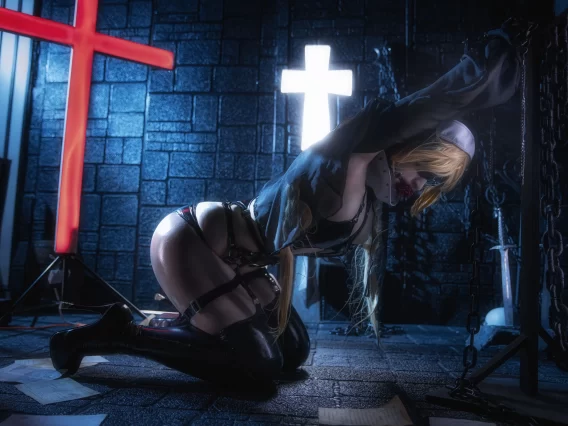 【cosplay】Zyra秋 –  赎罪修女 [18P-92MB]