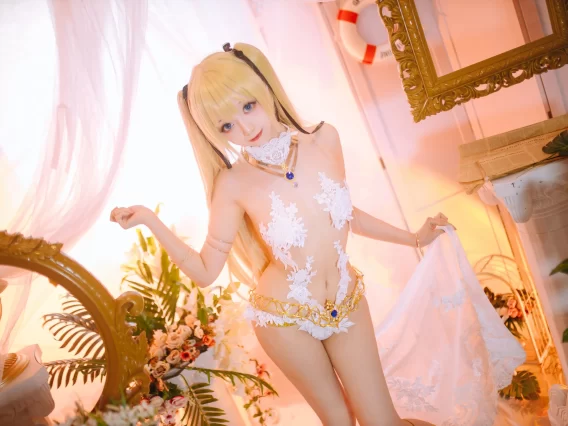 【cosplay】小野寺地瓜 –  玛丽萝丝 天使翅膀 [28P-407MB]