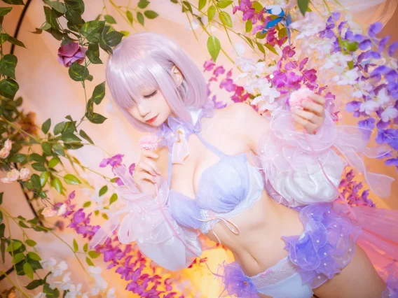 【cosplay】小野寺地瓜 –  玛修内衣 [18P-423MB]