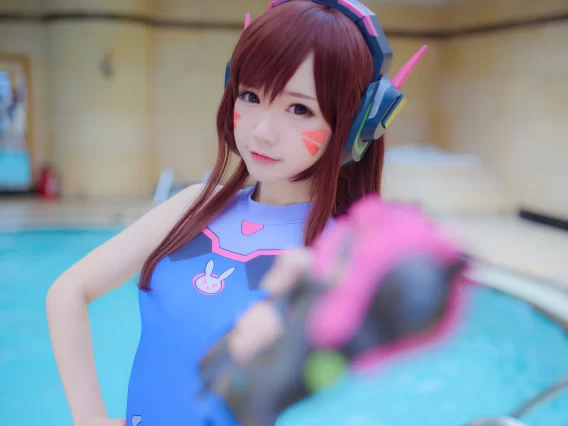 【cosplay】雪晴Astra – D.Va水着[31P-81.9MB]