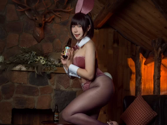 【cosplay】麻花酱 – 兔女郎 [36P-331MB]