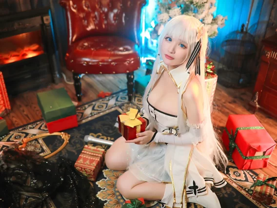 【cosplay】前羽 – 碧蓝航线 光辉 [17P-209MB]