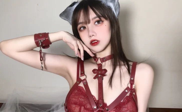 【美女写真】果咩酱w –  红太狼 [40P-179MB]