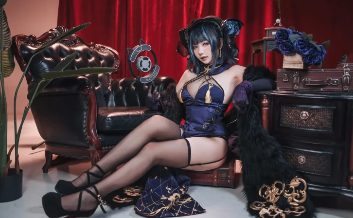 【cosplay】是一只熊仔吗 – 柴郡 音乐绚烂 [25P-77MB]