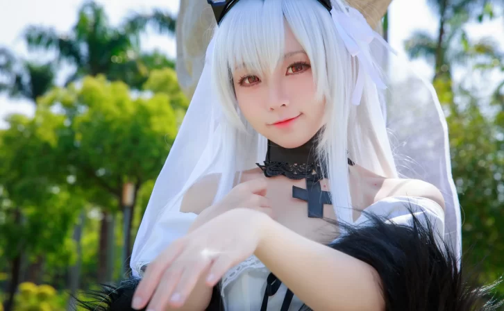 【cosplay】G44不会受伤 – 98K婚纱 德皇[25P-70MB]