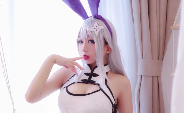 【cosplay】日奈娇 – 白旗袍[42P-223MB]