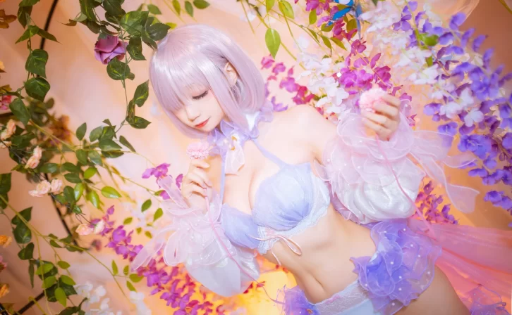 【cosplay】小野寺地瓜 –  玛修内衣 [18P-423MB]