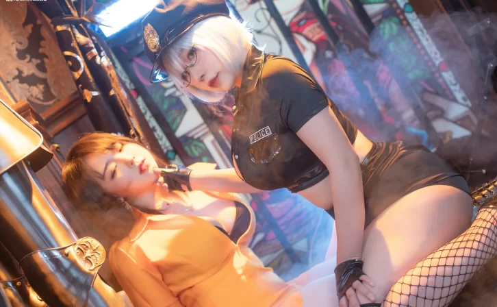 【cosplay】皮皮奶可可爱了啦&喵零 – 匪警 [60P-0.98GB]