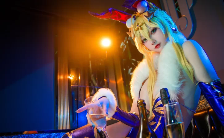 【cosplay】念念_D – 白枪呆兔女郎[20P-107MB]