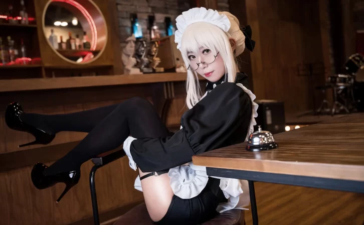 【cosplay】Money冷冷 – 黑呆女仆[12P-152MB]