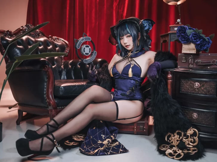 【cosplay】是一只熊仔吗 – 柴郡 音乐绚烂 [25P-77MB]