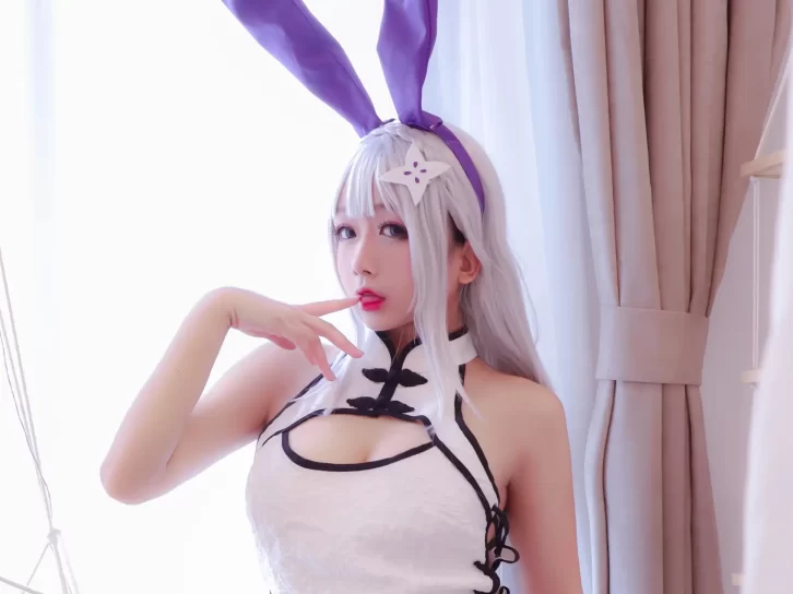 【cosplay】日奈娇 – 白旗袍[42P-223MB]
