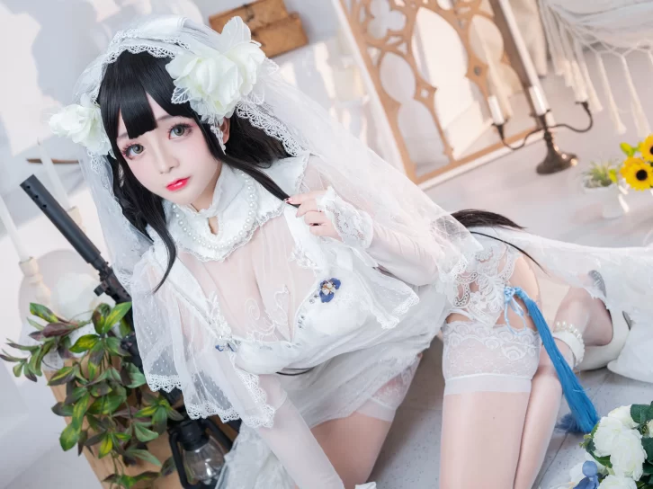 【cosplay】日奈娇 – 95式婚纱 [52P-718MB]